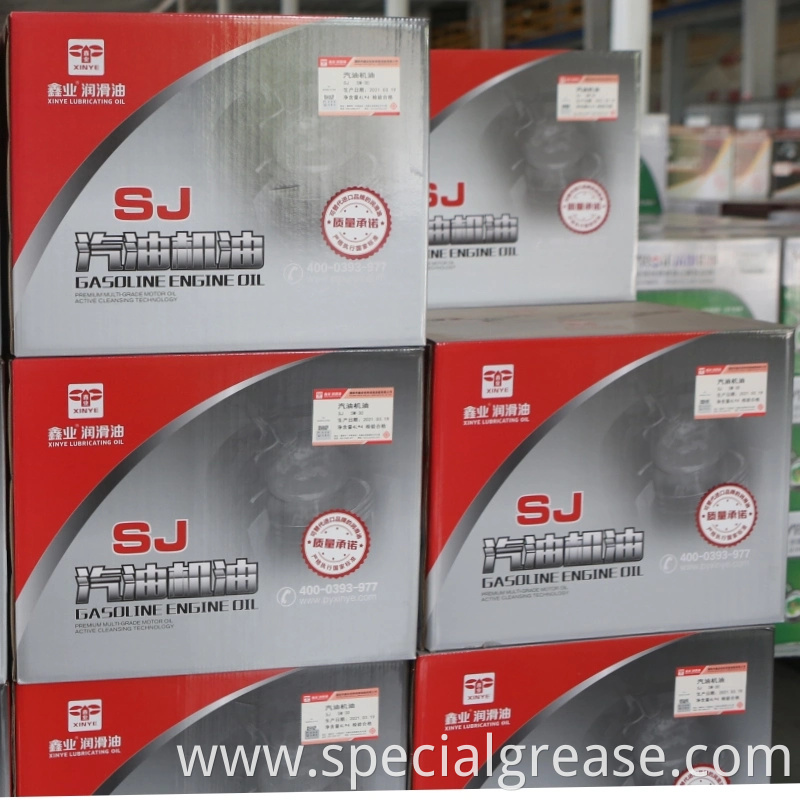 High Performance Sj Fully Synthetic Gasoline Engine Oil